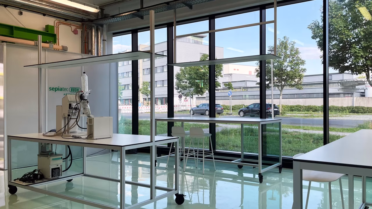 Biotech lab designed for industrial R&D workflows