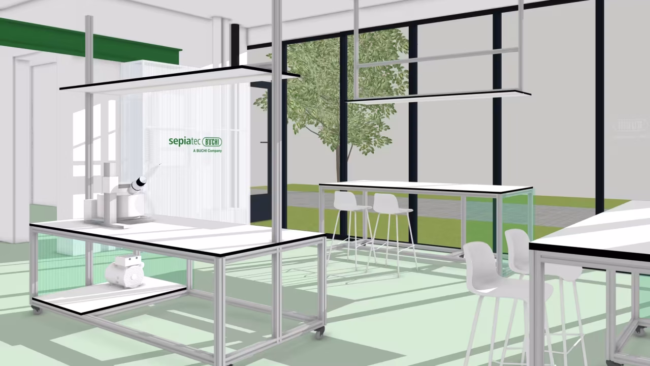 Industrial laboratory designed for Sepiatech