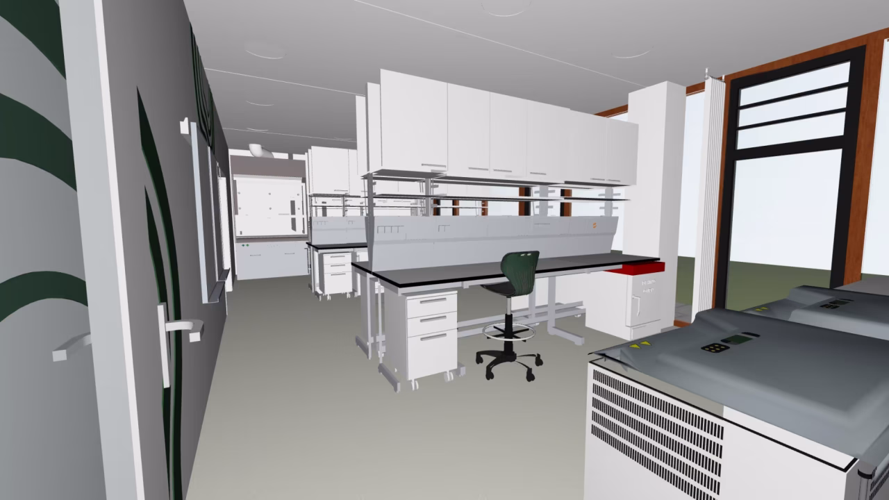 Modernes Biotech-Labor Referenzprojekt für nosh.bio