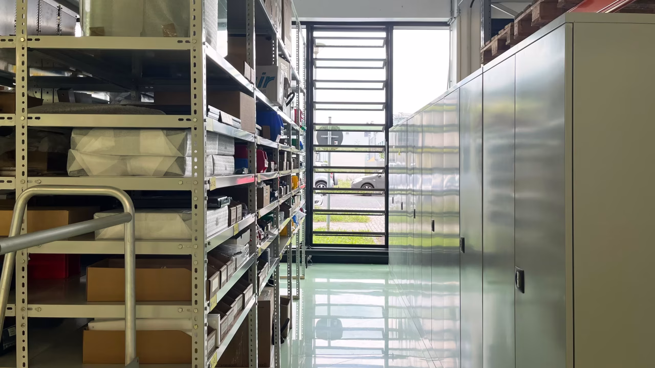 High-tech industrial biotech laboratory infrastructure