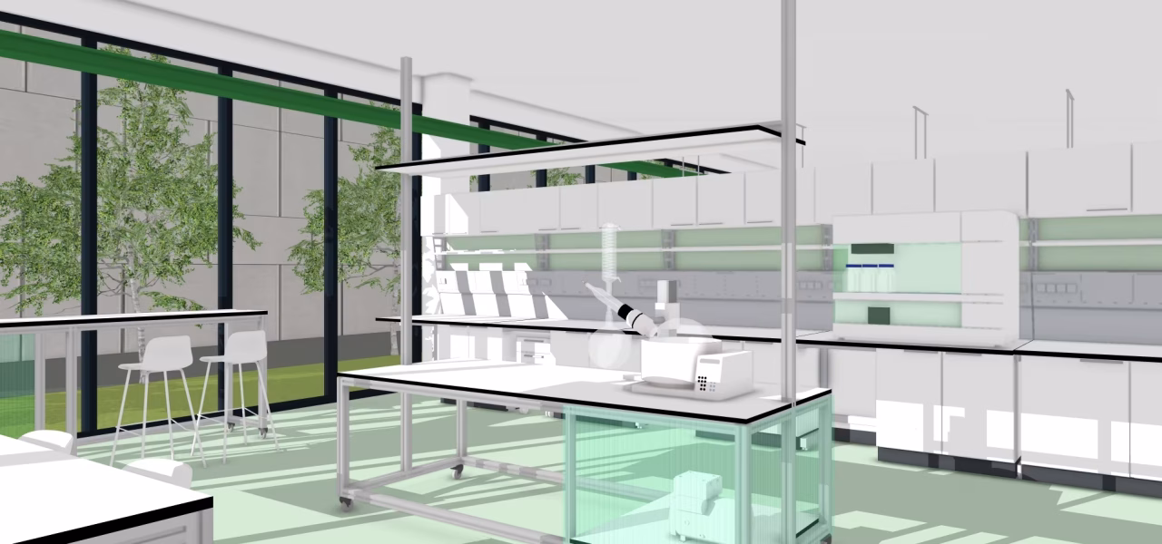 Industrial biotech laboratory for Sepiatech research