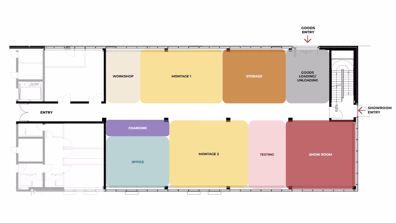 Industrial biotech R&D laboratory design